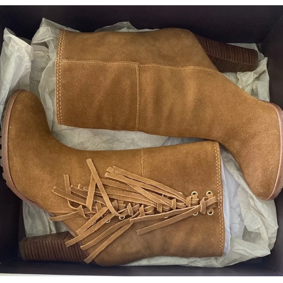 Coach Tamsin Rich Suede women's ankle boot Toffee (Brownish), 7 - Picture 2 of 7